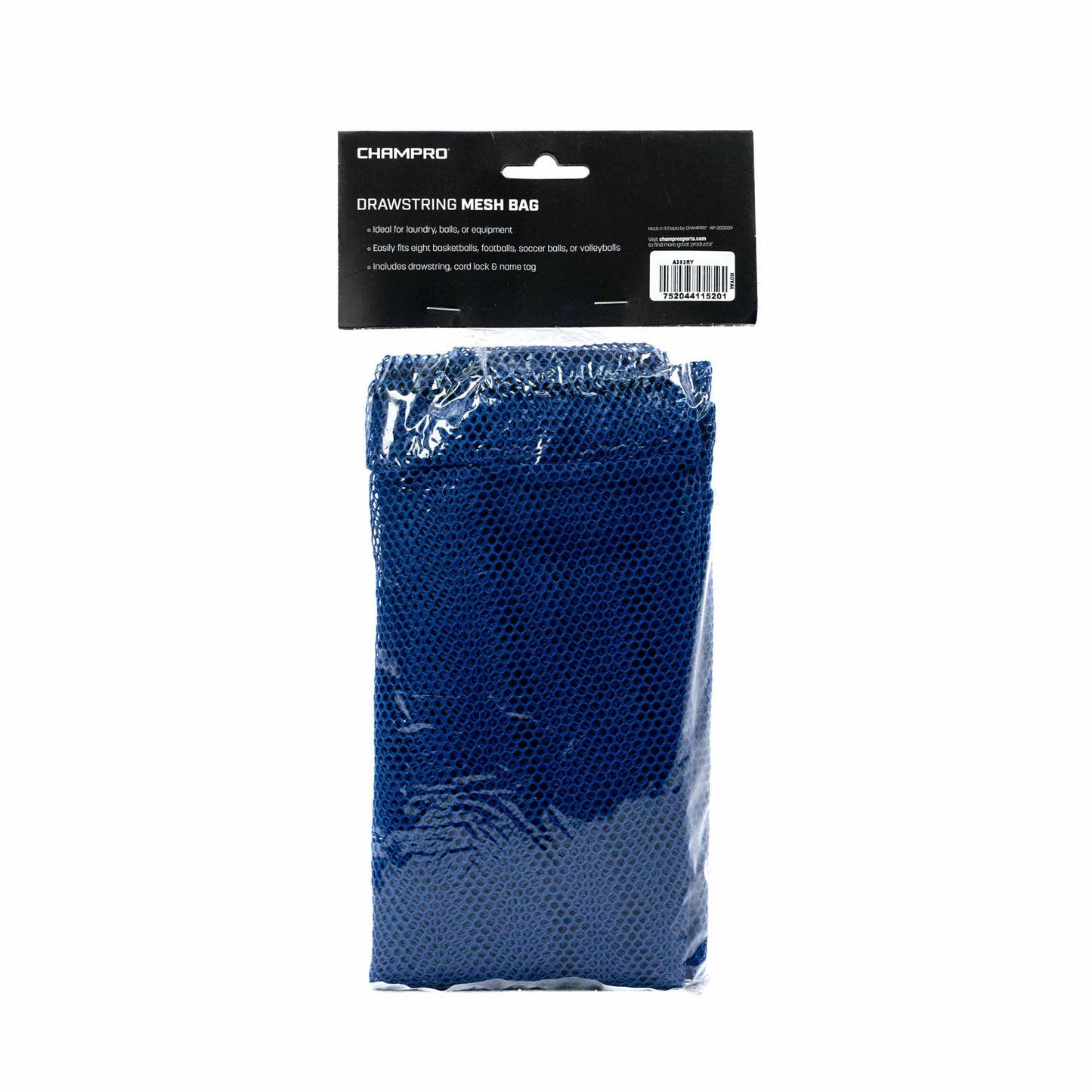 CHAMPRO DRAWSTRING MESH BAG