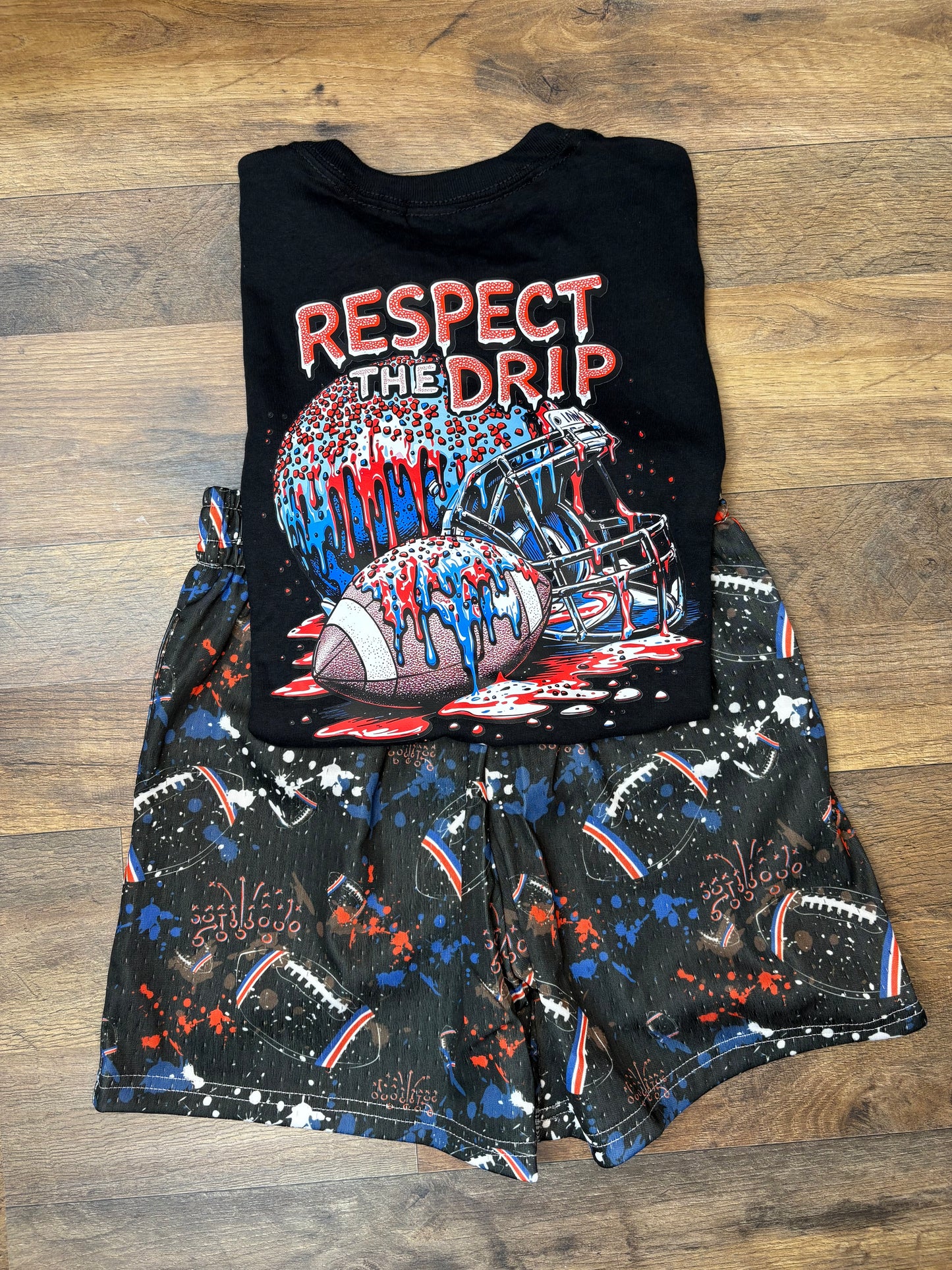 Baller Lifestyle Football respect the drip Shorts