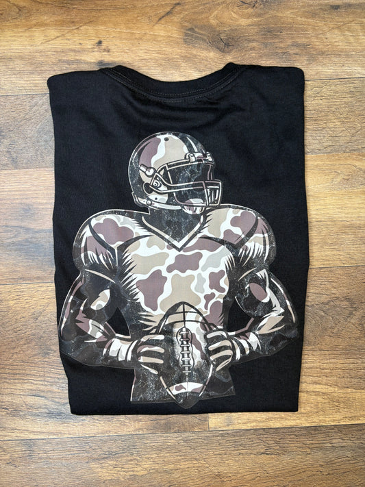 Baller Lifestyle Camo Football Shirt