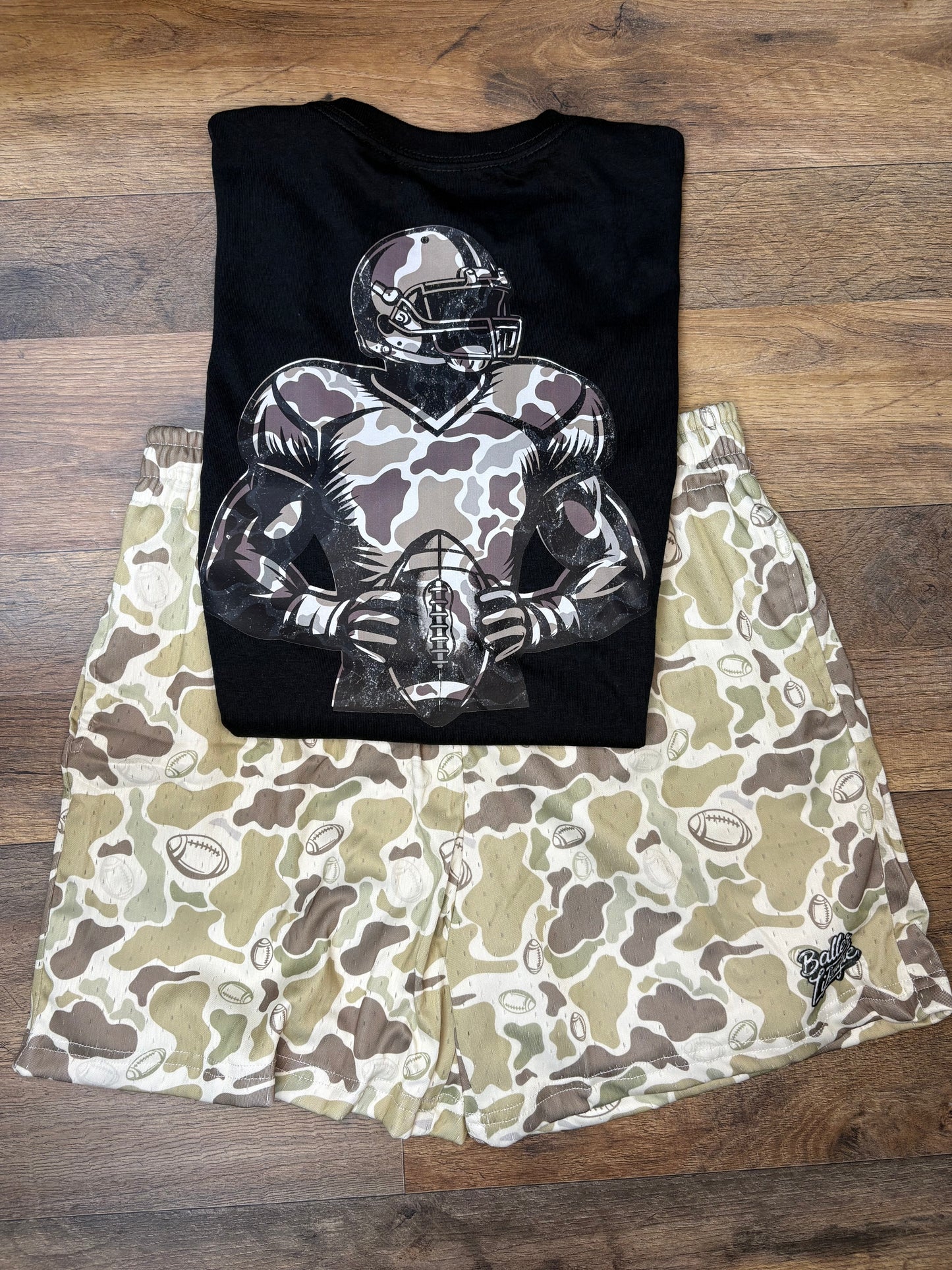 Baller Lifestyle Camo Football Shirt