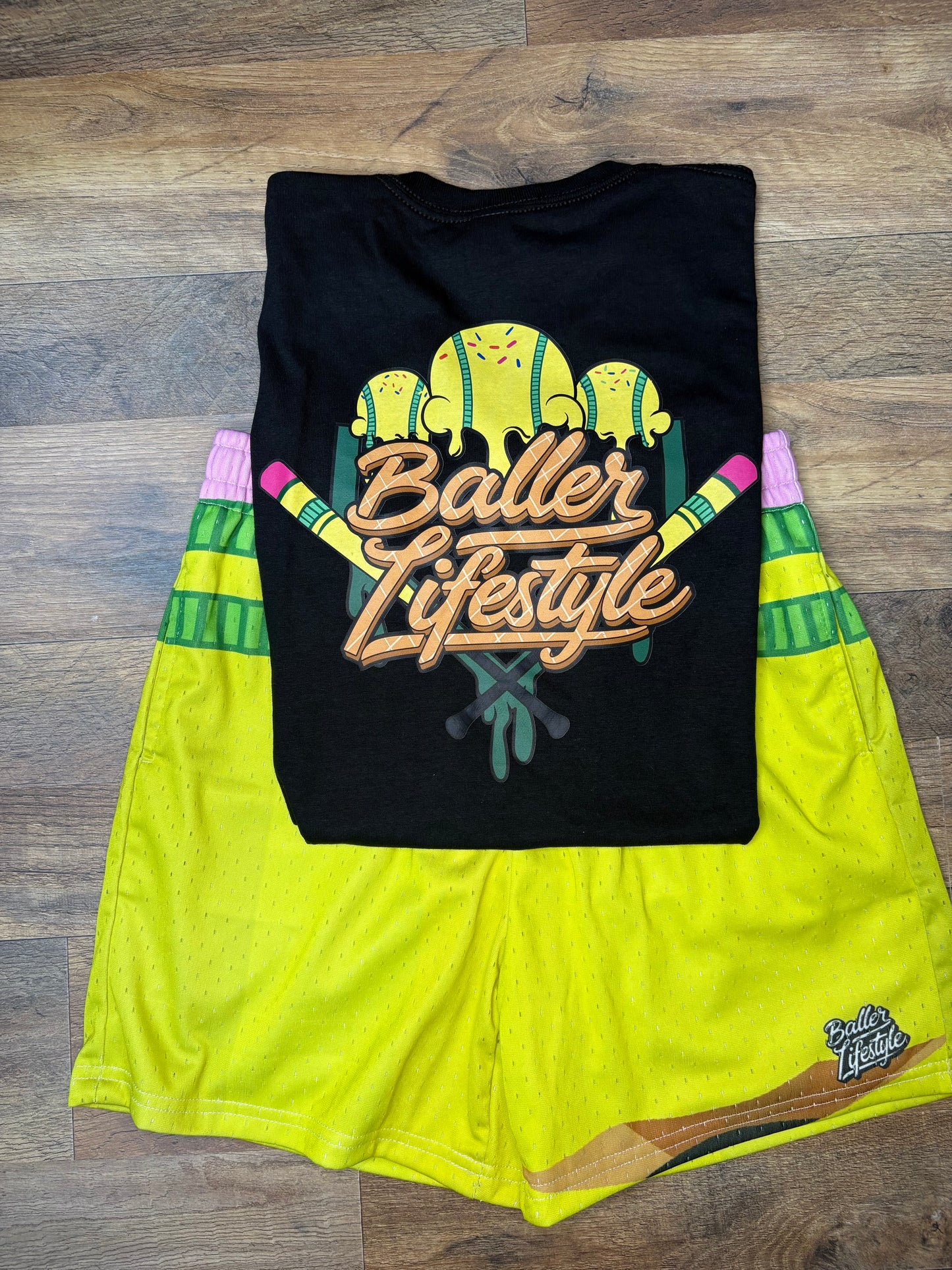 Baller Lifestyle Pencil Baseball Shorts