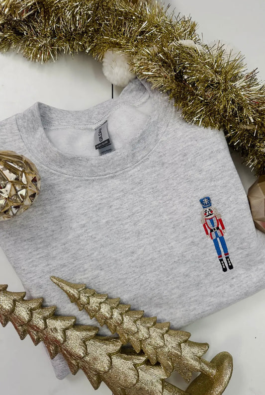 Nutcracker embroidered sweater