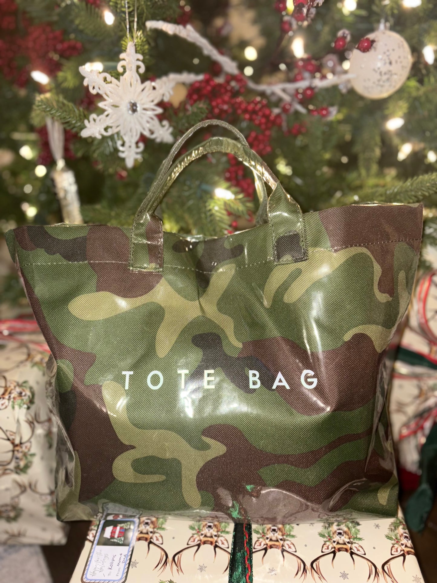 Camo Tote Bag