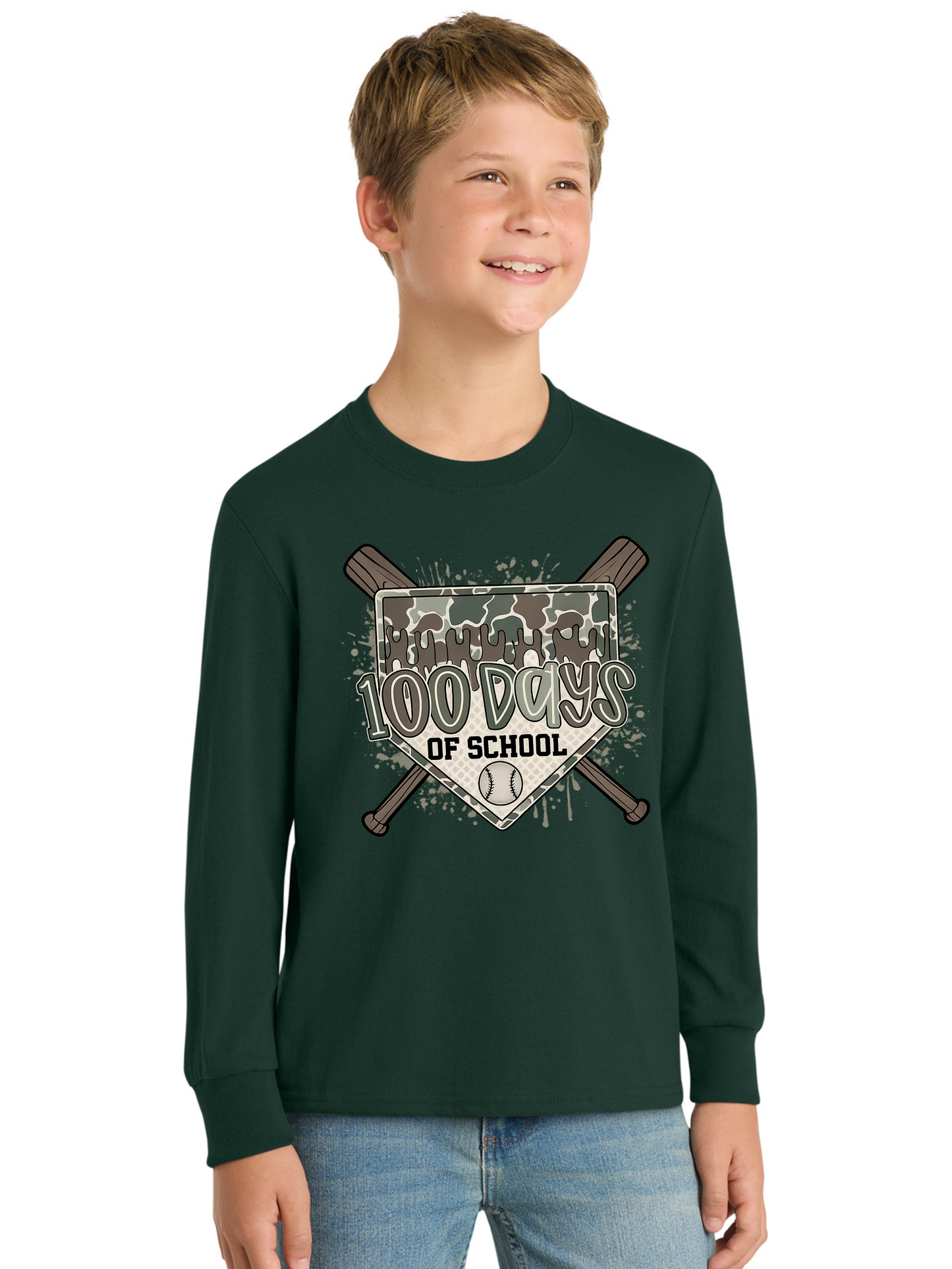 Baseball Drip 100 Days of school