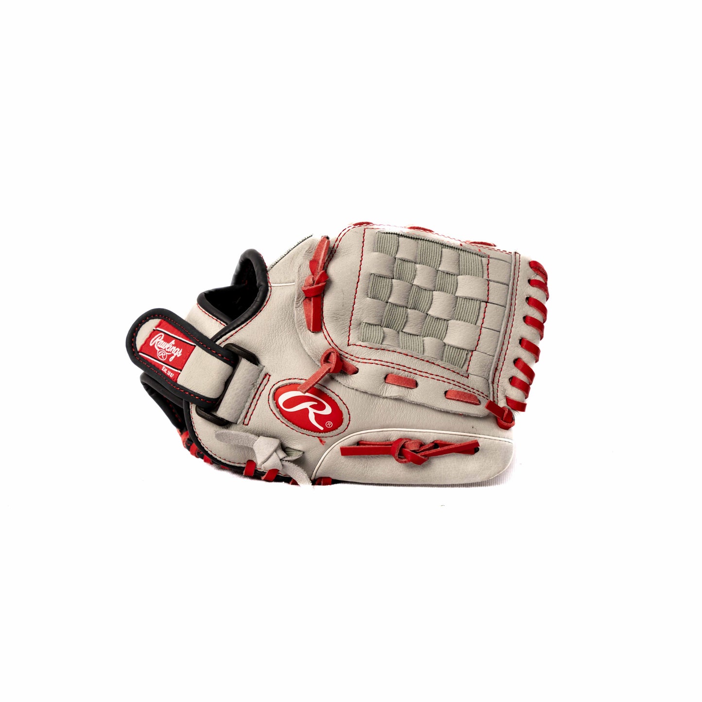 RAWLINGS BB GLOVE GRAY/RED, 11"