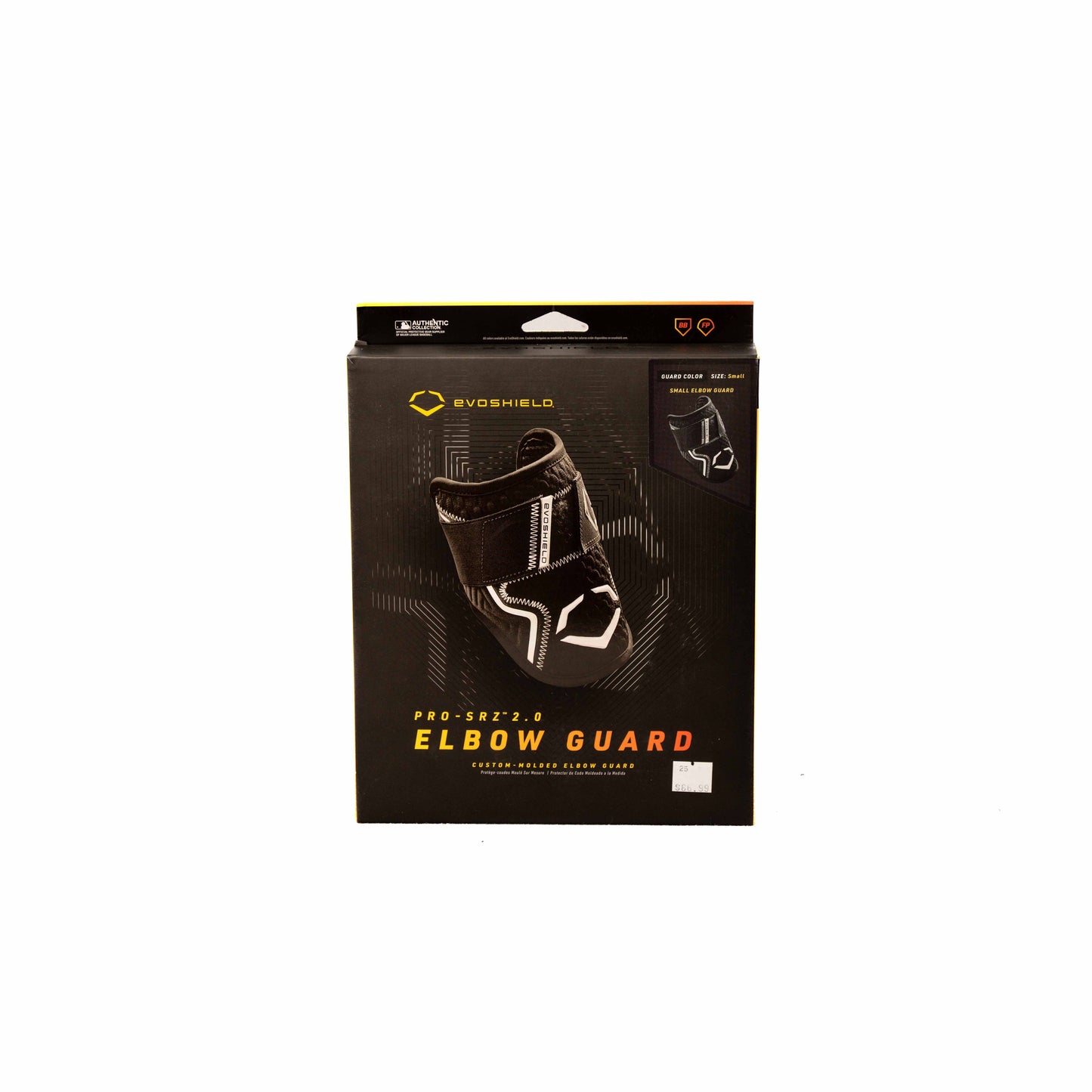 EVO SHIELD PRO SRZ 2.0 ELBOW GUARD BLACK, SMALL