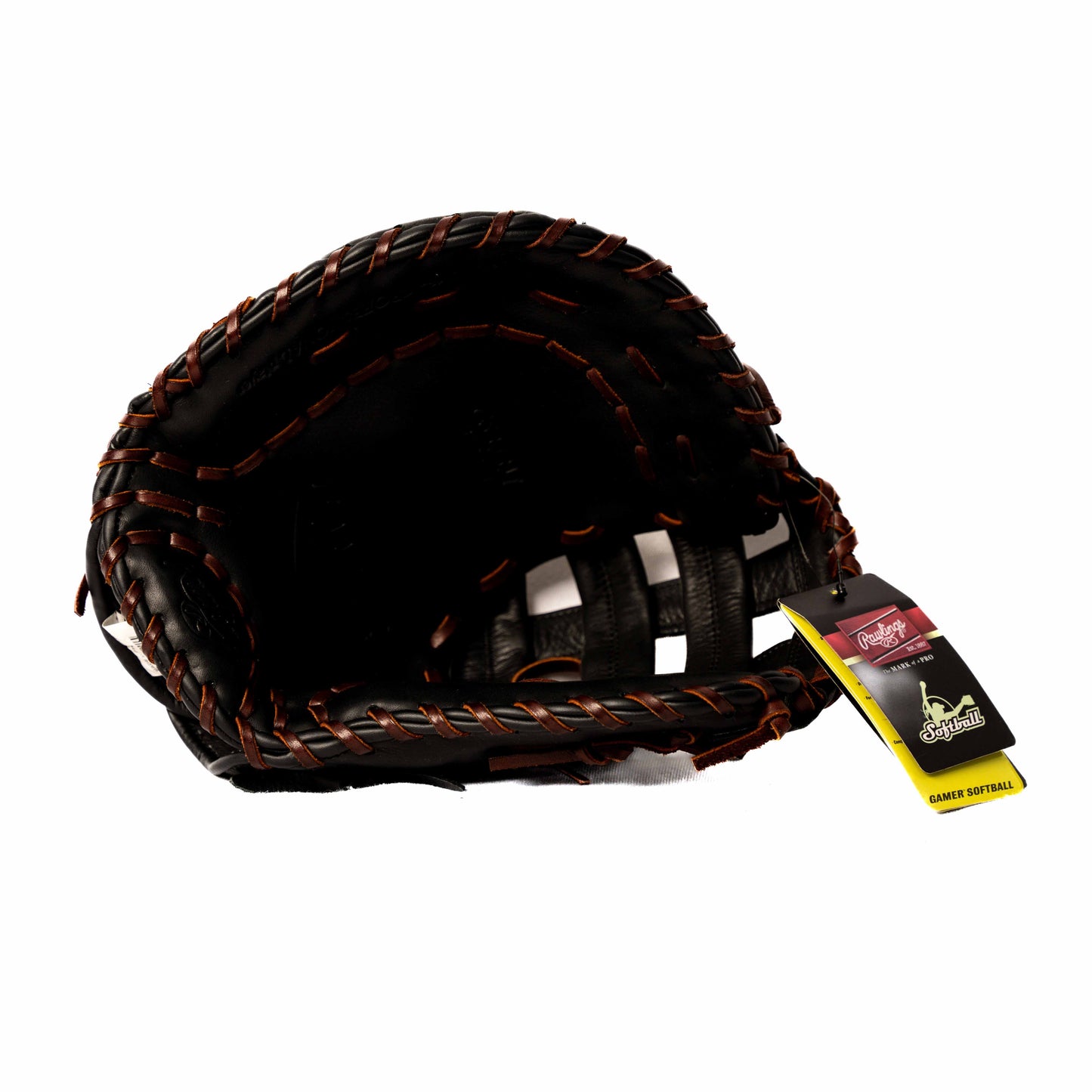 RAWLINGS 12 1/2" BLACK/BROWN  SB 1ST BASE MITT FOR LEFT HANDER