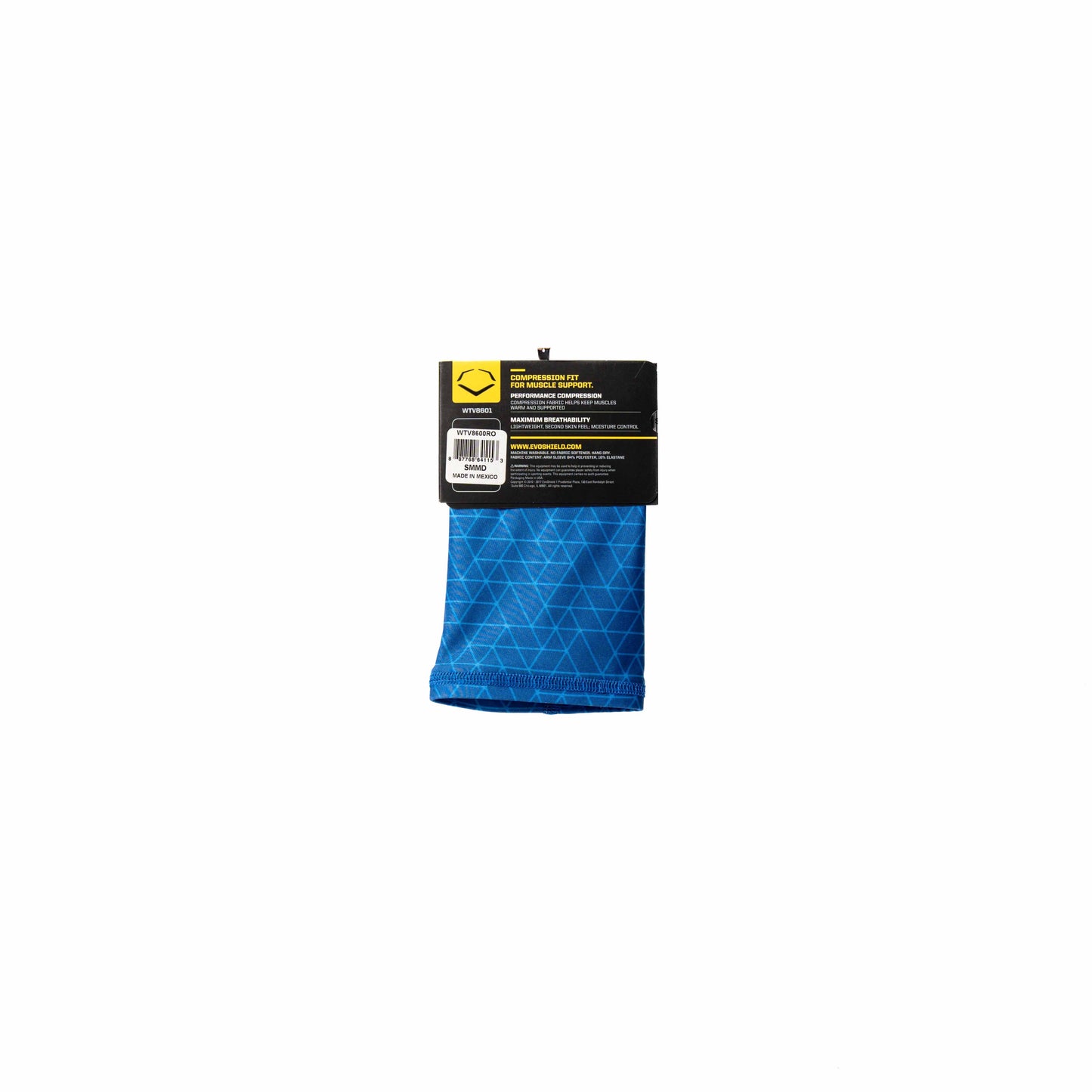 EVOSHIELD COMPRESSION ARM SLEEVE, S/M, BLUE