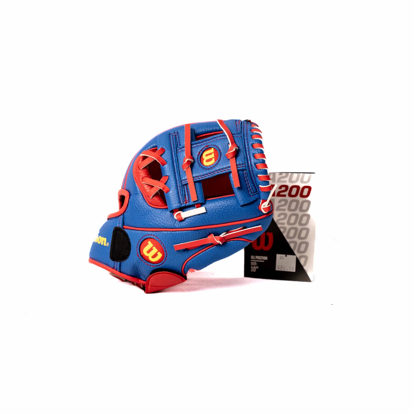 WILSON, A200EZ, RBY, 10", 24, ROYAL, RED, YELL