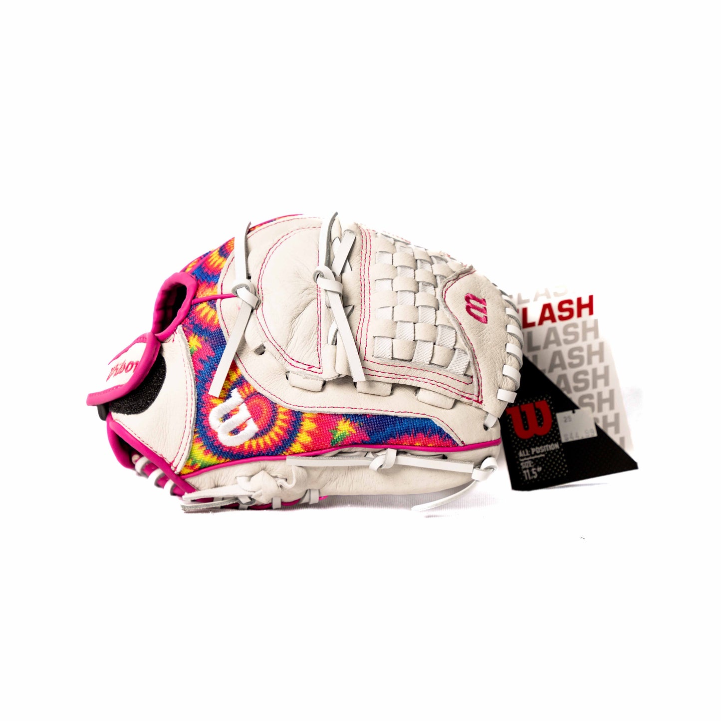 WILSON, A440, FLASH, 11.5", 24, WHI, PNK, TIE DYE