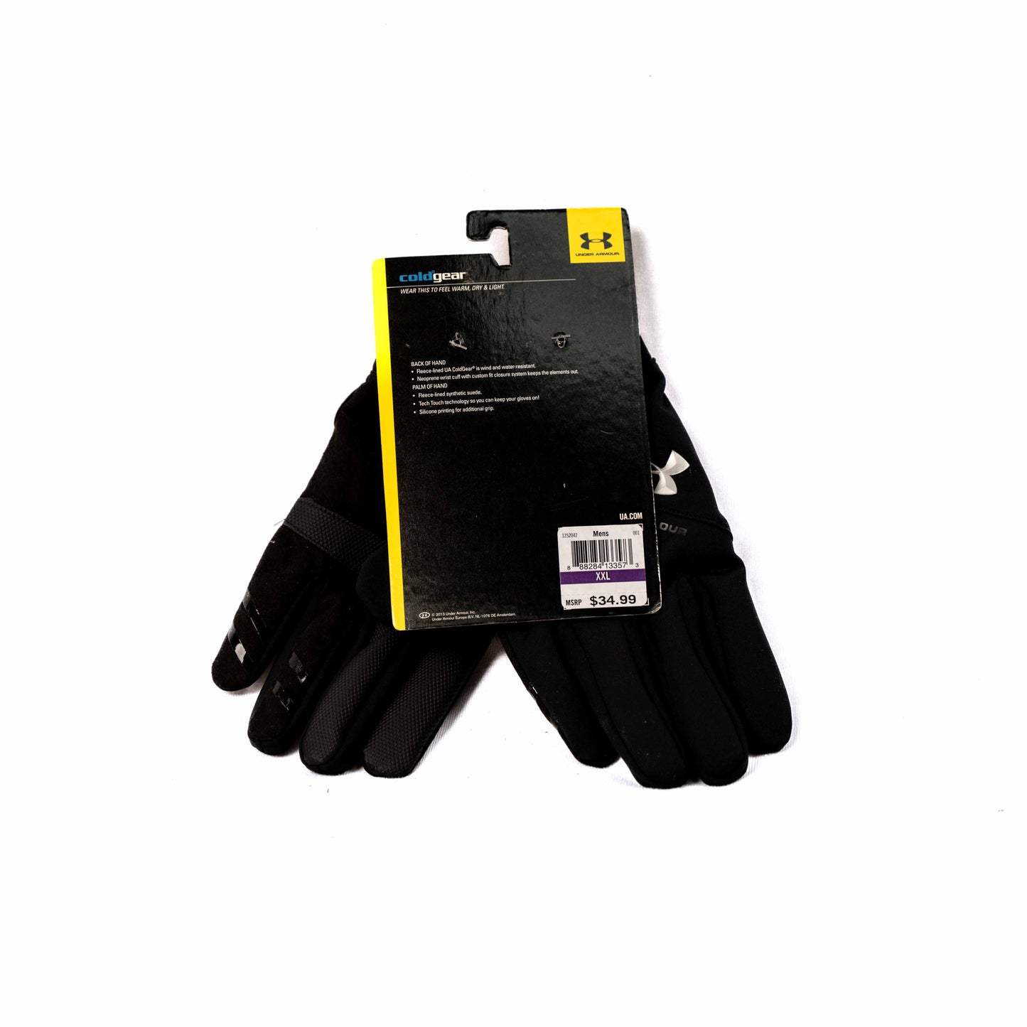 UA FB COLD GEAR GLOVES, XXL