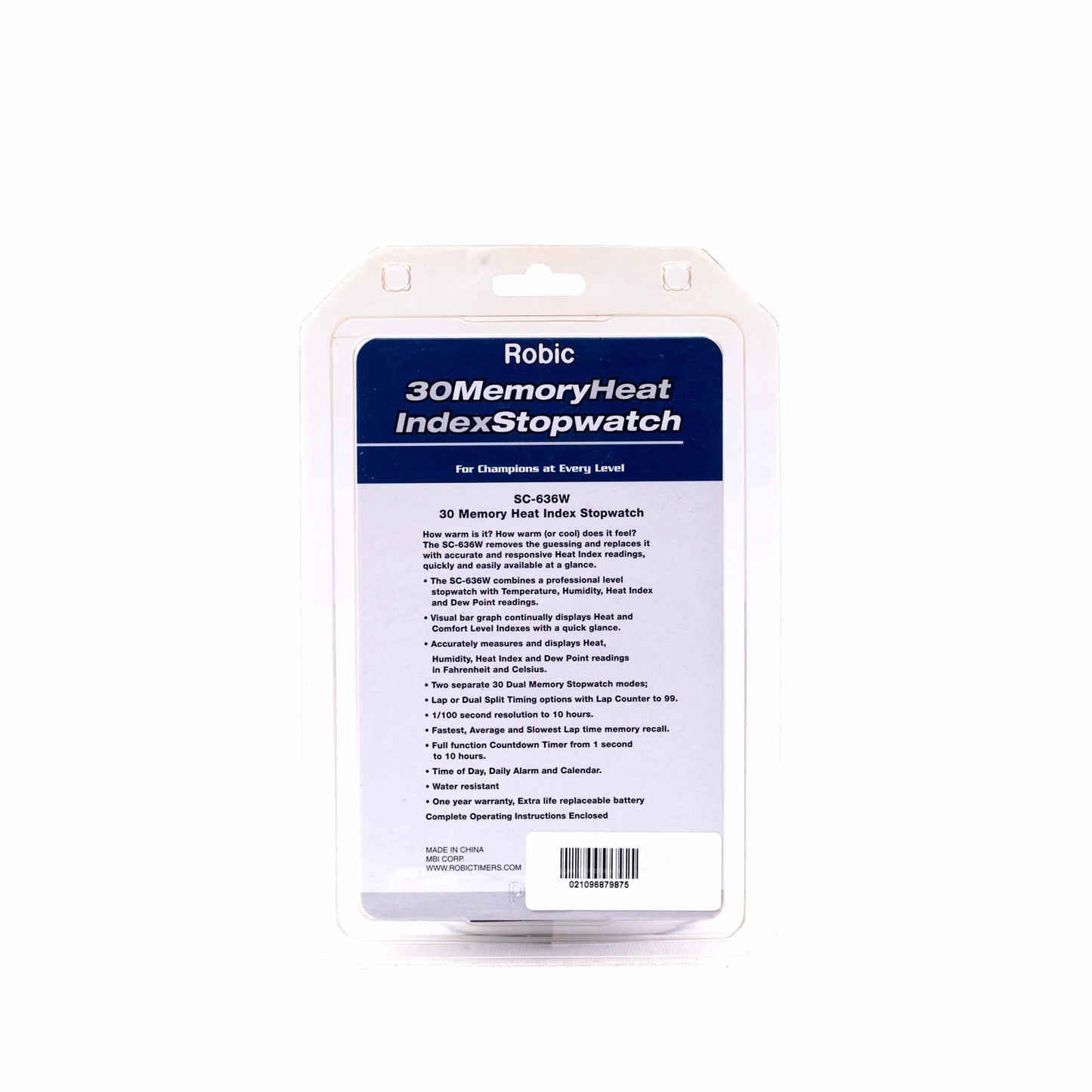 ROBIC 30 MEMORY HEAT STOPWATCH