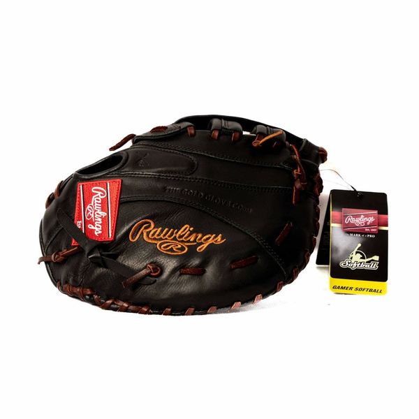 RAWLINGS 12 1/2" BLACK/BROWN  SB 1ST BASE MITT FOR LEFT HANDER